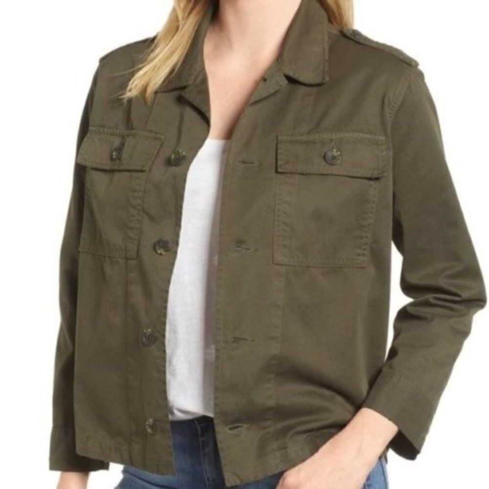 VELVET BY GRAHAM & SPENCER Cotton Utility Jacket